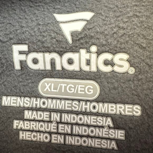 Fanatics University of Nebraska Quarter Zip Red Gray Sweater XL Team Spirit FLAW - Picture 7 of 8